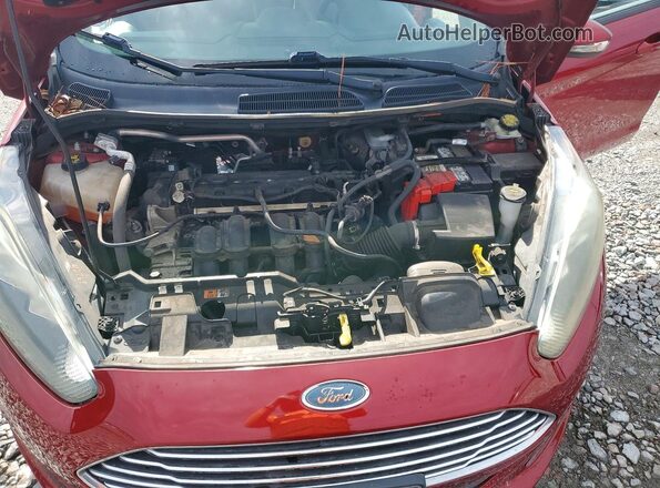 3FADP4BJ8GM182795 2016 FORD FIESTA Red უკანა სალონის ხედი