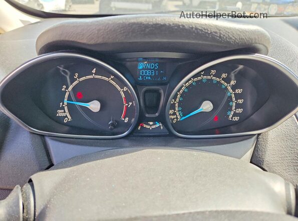 3FADP4BJ8GM205508 2016 FORD FIESTA White ხელსაწყოთა პანელის ხედი
