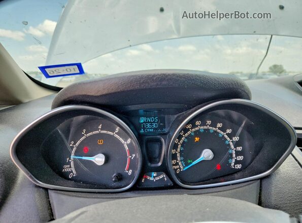 3FADP4BJ8JM130171 2018 FORD FIESTA Белый Вид щитка приборов