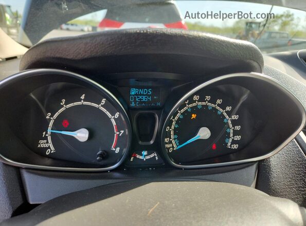 3FADP4BJ8KM111329 2019 FORD FIESTA Black Вид щитка приладів