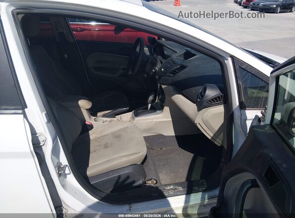 3FADP4BJ8KM141446 2019 FORD FIESTA White Widok wnętrza z przodu