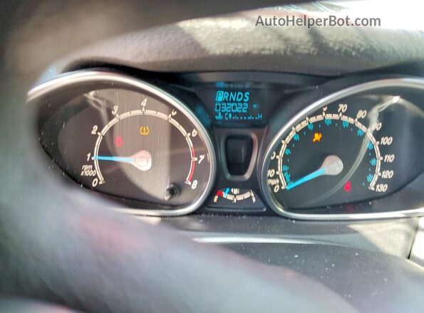 3FADP4BJ8KM154990 2019 FORD FIESTA Silver ხელსაწყოთა პანელის ხედი