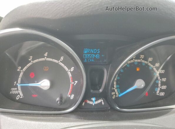 3FADP4BJ8KM161695 2019 FORD FIESTA Gray Widok zestawu wskaźników