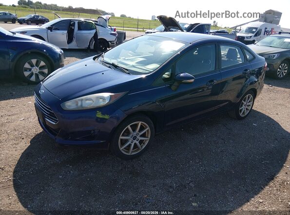 3FADP4BJ9GM158201 2016 FORD FIESTA Dark Blue Передняя левая четверть