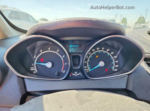 3FADP4BJ9HM115091 2017 FORD FIESTA White ხელსაწყოთა პანელის ხედი