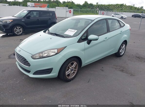 3FADP4BJ9HM125278 2017 FORD FIESTA Turquoise Vista tres cuartos delantera izquierda