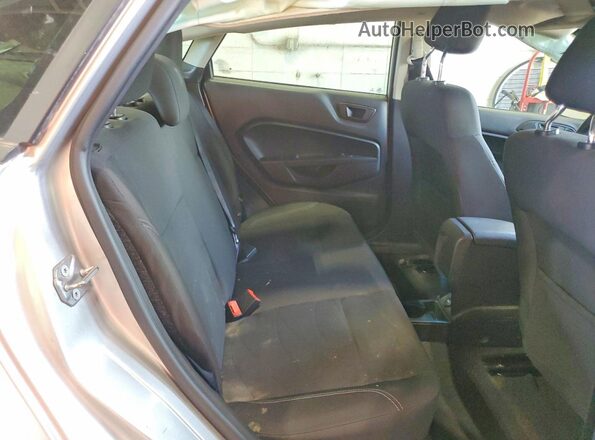 3FADP4BJ9HM131663 2017 FORD FIESTA Silver Rear seats view