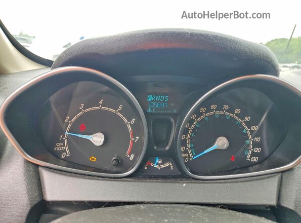3FADP4BJ9JM108244 2018 FORD FIESTA Silver Vista del cuadro de instrumentos