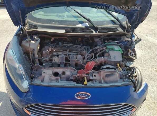 3FADP4BJ9JM132379 2018 FORD FIESTA Blue უკანა სალონის ხედი