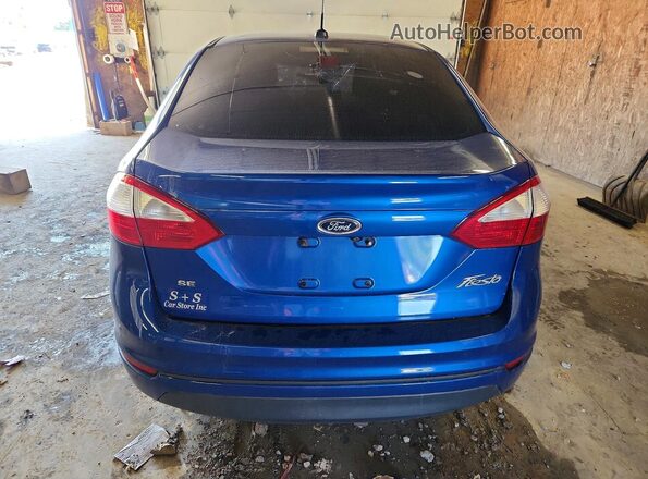 3FADP4BJ9KM142167 2019 FORD FIESTA Синий Вид сзади