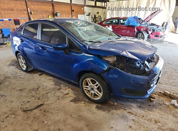 3FADP4BJ9KM142167 2019 FORD FIESTA Синий Передняя правая четверть