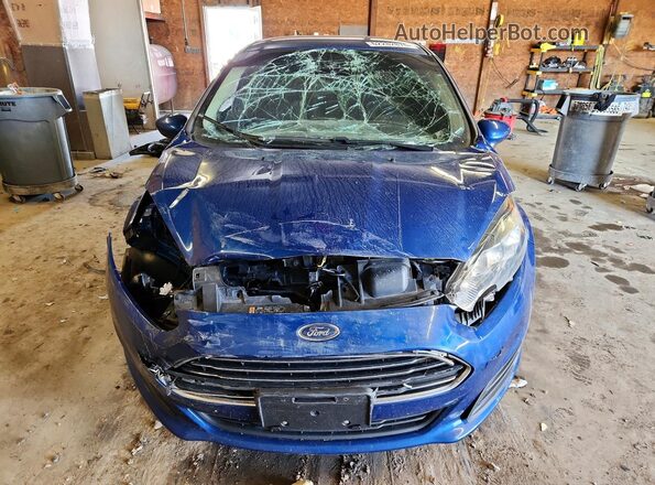 3FADP4BJ9KM142167 2019 FORD FIESTA Синий Вид спереди