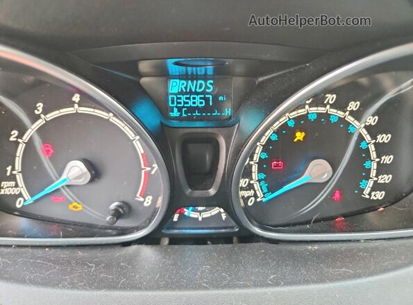 3FADP4BJ9KM161513 2019 FORD FIESTA Orange Vista del cuadro de instrumentos