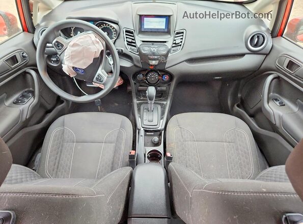 3FADP4BJ9KM161513 2019 FORD FIESTA Orange Vista del salpicadero