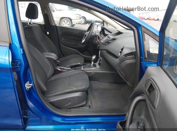 3FADP4BJ9KM162807 2019 FORD FIESTA Blue Вид салону спереду