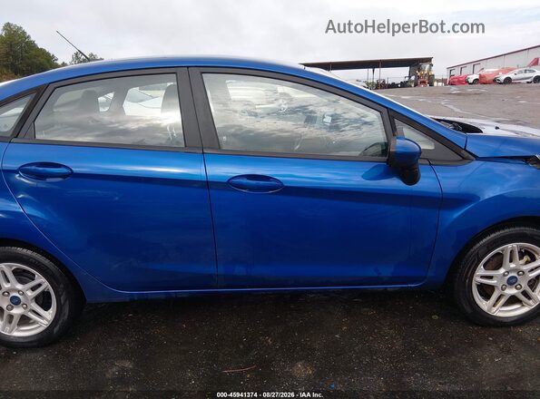 3FADP4BJ9KM162807 2019 FORD FIESTA Blue Вид задньої частини салону