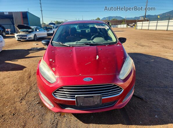 3FADP4BJXGM130634 2016 FORD FIESTA Red Widok z przodu