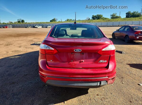 3FADP4BJXGM130634 2016 FORD FIESTA Red Widok z tyłu