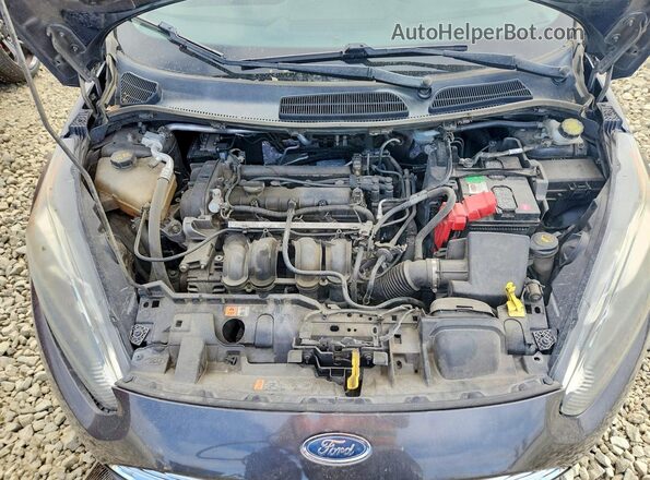 3FADP4BJXGM183804 2016 FORD FIESTA Серебряный Вид задней части салона