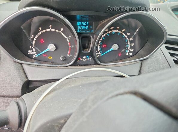 3FADP4BJXHM164090 2017 FORD FIESTA Gray Widok zestawu wskaźników