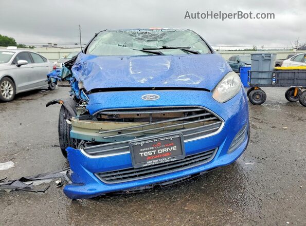 3FADP4BJXKM104303 2019 FORD FIESTA Blue Front view