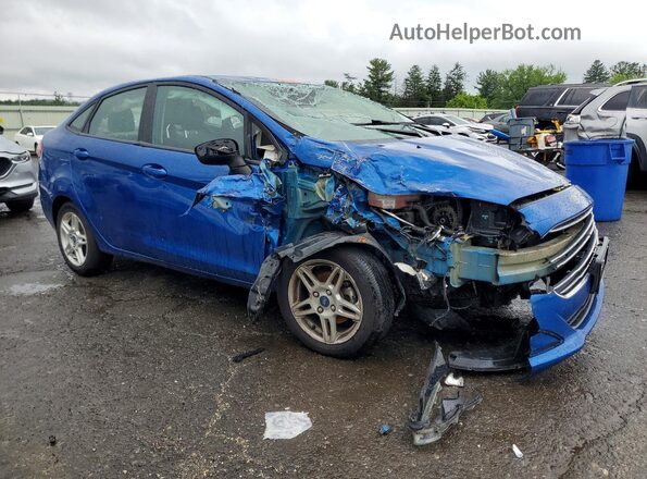 3FADP4BJXKM104303 2019 FORD FIESTA Blue Front right