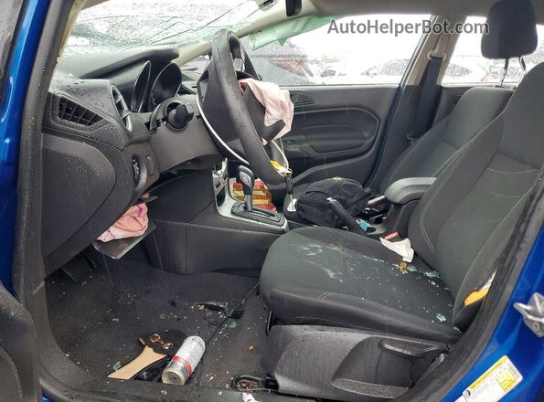 3FADP4BJXKM104303 2019 FORD FIESTA Blue Front interior view