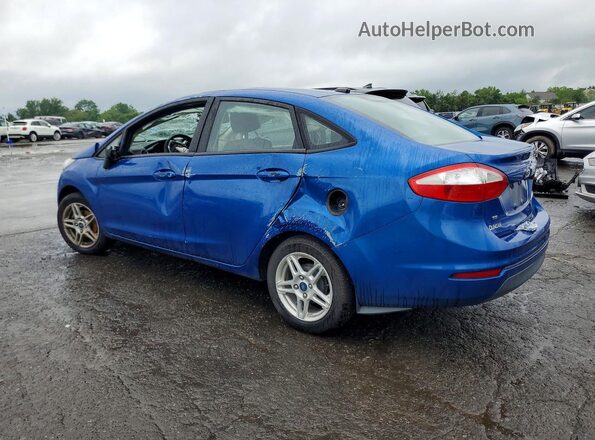 3FADP4BJXKM104303 2019 FORD FIESTA Blue Rear left
