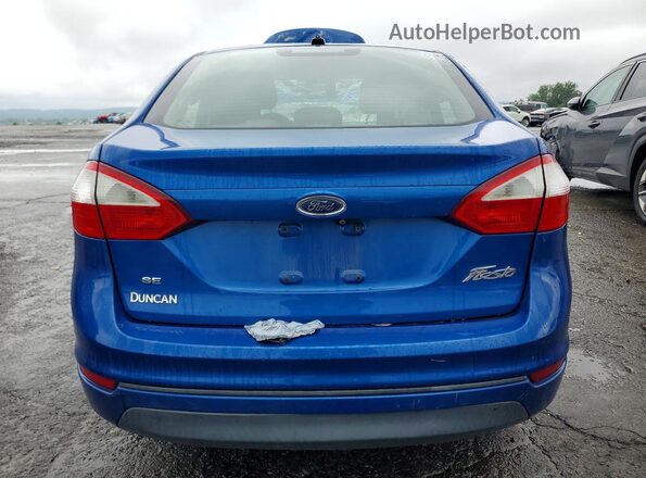 3FADP4BJXKM104303 2019 FORD FIESTA Blue Rear view
