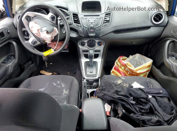 3FADP4BJXKM104303 2019 FORD FIESTA Blue Dashboard view