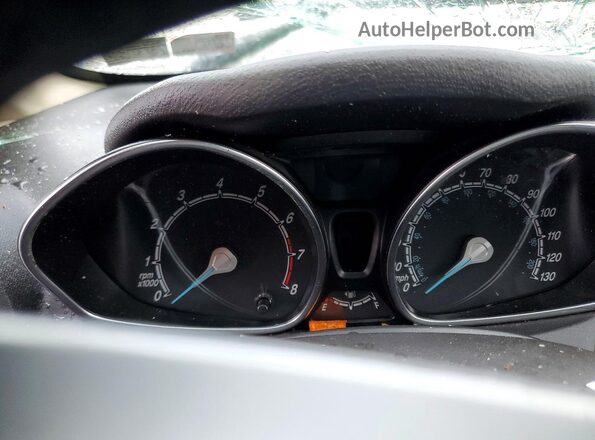 3FADP4BJXKM104303 2019 FORD FIESTA Blue Instrument cluster view
