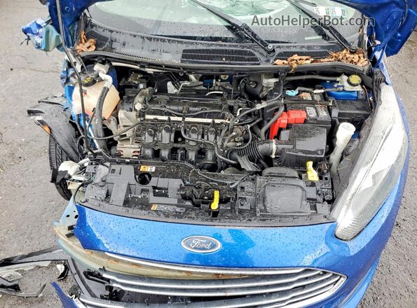 3FADP4BJXKM104303 2019 FORD FIESTA Blue Rear interior view