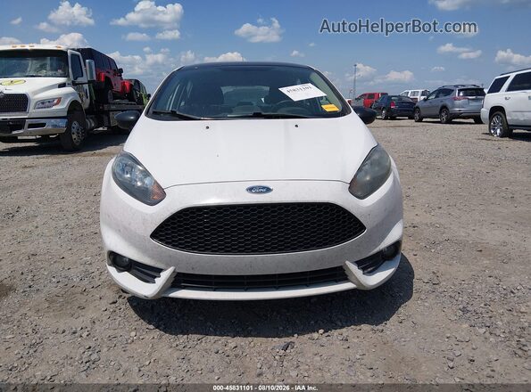 3FADP4DJ2KM158885 2019 FORD FIESTA White Вид щитка приладів