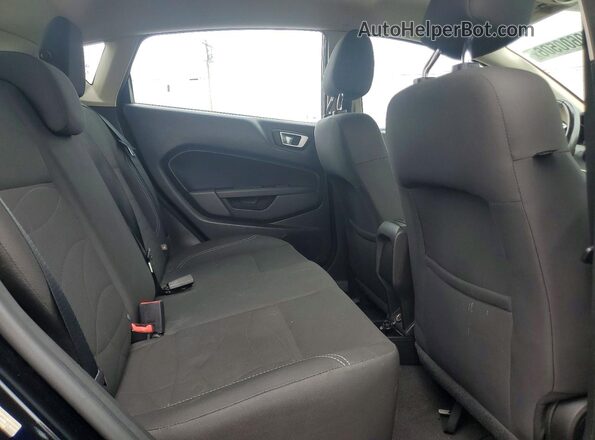 3FADP4EJ0GM165744 2016 FORD FIESTA Black Вид задніх сидінь