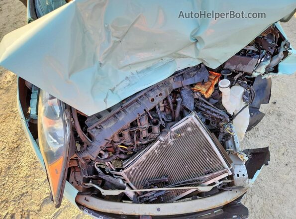 3FADP4EJ0KM147916 2019 FORD FIESTA Бирюзовый Вид задней части салона