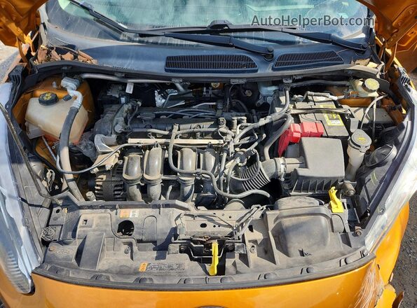 3FADP4EJ1GM174680 2016 FORD FIESTA Оранжевый Вид задней части салона