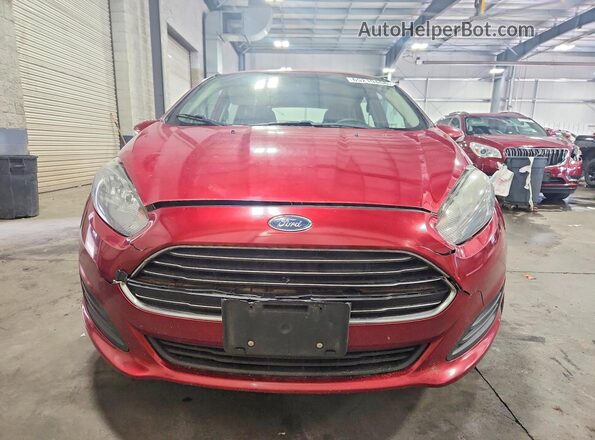 3FADP4EJ1HM105120 2017 FORD FIESTA Красный Вид спереди