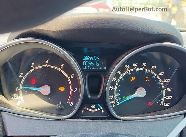 3FADP4EJ1HM158657 2017 FORD FIESTA Silver Սարքավորումների վահանակի տեսք