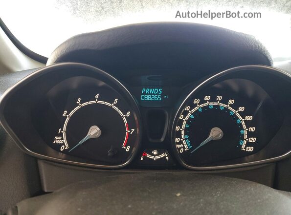 3FADP4EJ2KM110320 2019 FORD FIESTA Charcoal Вид щитка приладів
