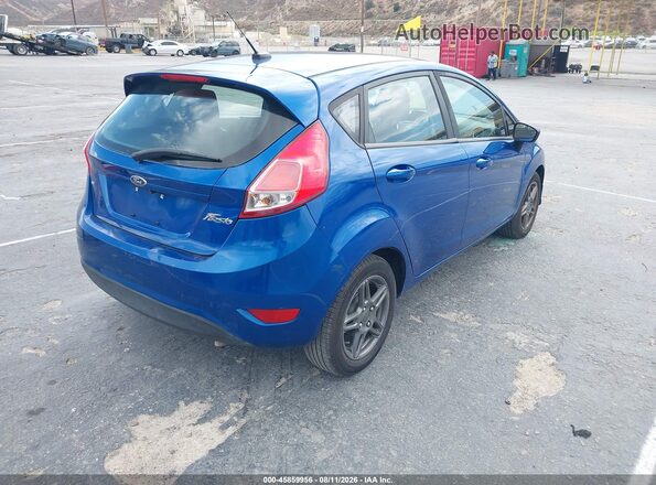 3FADP4EJ2KM113122 2019 FORD FIESTA Blue Rear right