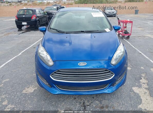 3FADP4EJ2KM113122 2019 FORD FIESTA Blue Instrument cluster view