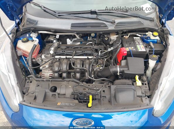 3FADP4EJ2KM113122 2019 FORD FIESTA Blue Rear view