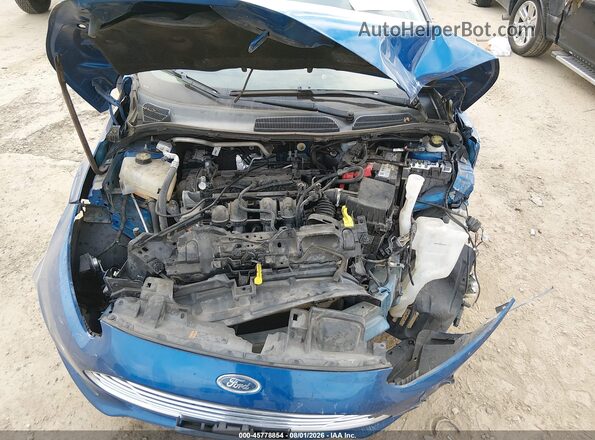 3FADP4EJ2KM123522 2019 FORD FIESTA Blue Rear view