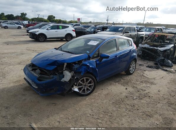 3FADP4EJ2KM123522 2019 FORD FIESTA Blue Front left