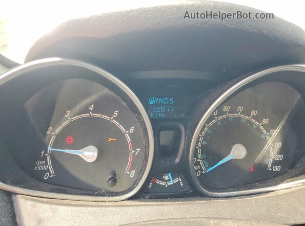 3FADP4EJ3GM128915 2016 FORD FIESTA Silver Вид щитка приладів