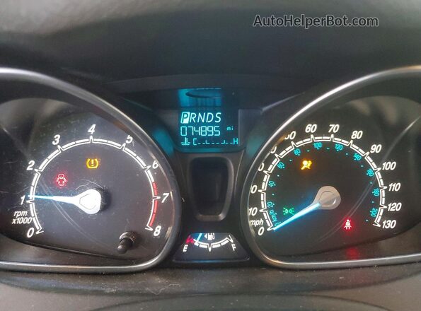 3FADP4EJ3JM104069 2018 FORD FIESTA Gray Vista del cuadro de instrumentos