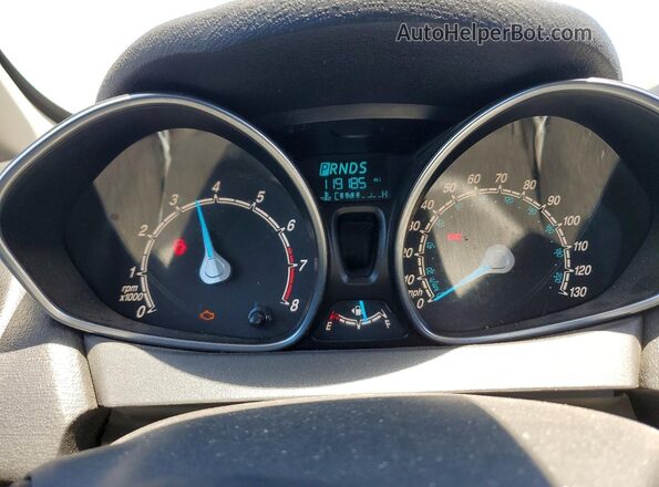 3FADP4EJ3JM117436 2018 FORD FIESTA Black Instrument cluster view