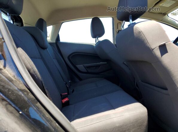 3FADP4EJ3JM117436 2018 FORD FIESTA Black Rear seats view