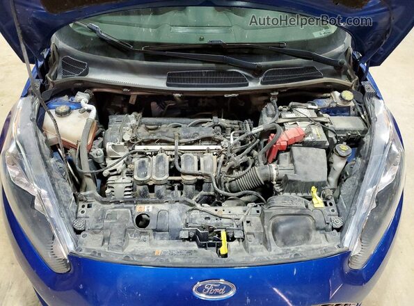 3FADP4EJ3KM135453 2019 FORD FIESTA Blue Սալոնի հետևի տեսք