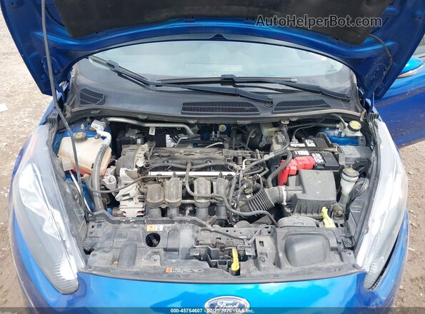 3FADP4EJ3KM159297 2019 FORD FIESTA Blue Вид ззаду